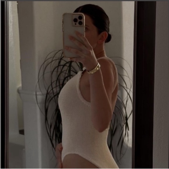 RESERVED • PLS DO NOT BUY! NWT Blush Hunza G Domino Swimsuit • please read post - Picture 5 of 12